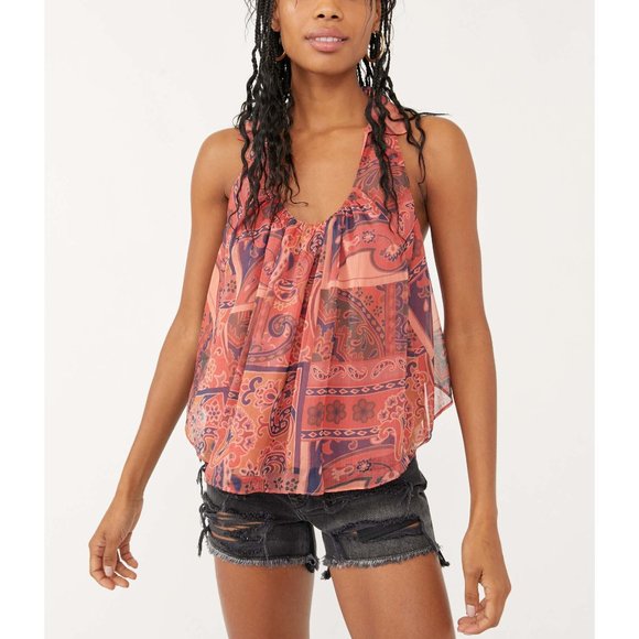 Free People Tops - 🎉LAST CHANCE🎉 NWT Free People Strawberry Tank / Meadow Combo